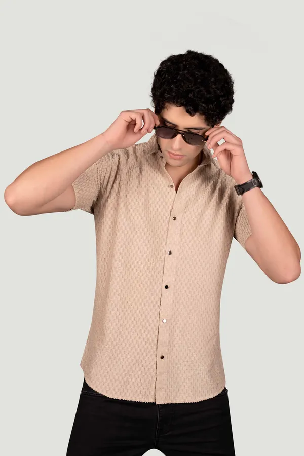 Hunter_Beige_Knitted_Full_Sleeves_Shirt