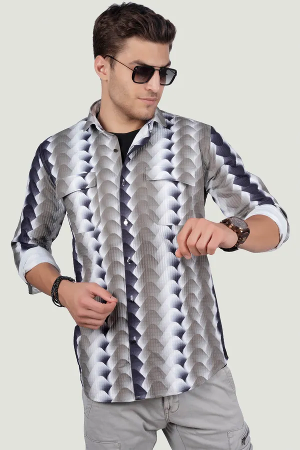 Double_Pocket_Michael_Multi_Stripes_Full_Sleeves_Shirt