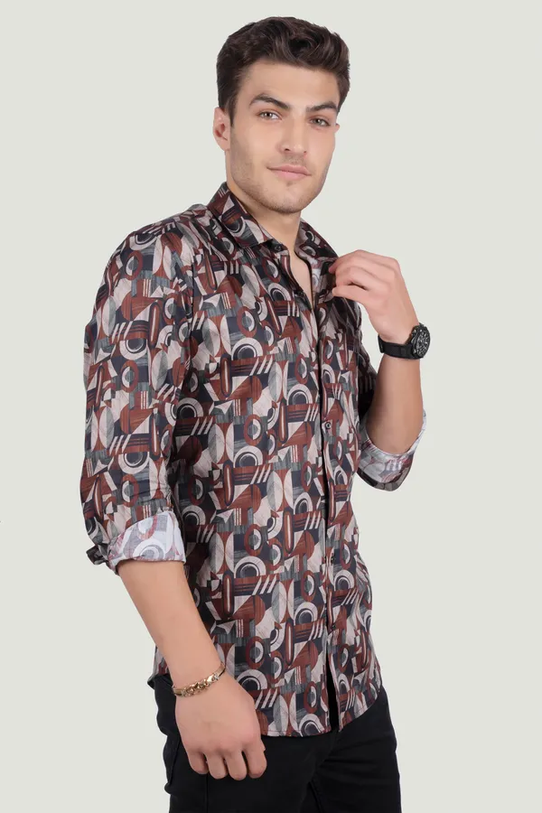 Nino_Brown_Abstract_Print_Full_Sleeves