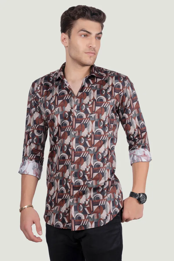 Nino_Brown_Abstract_Print_Full_Sleeves