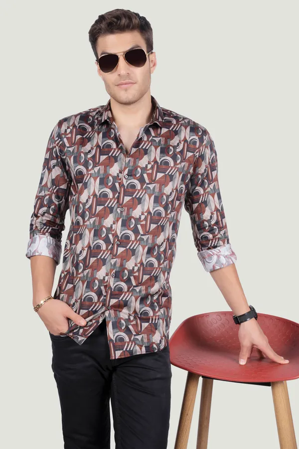 Nino_Brown_Abstract_Print_Full_Sleeves