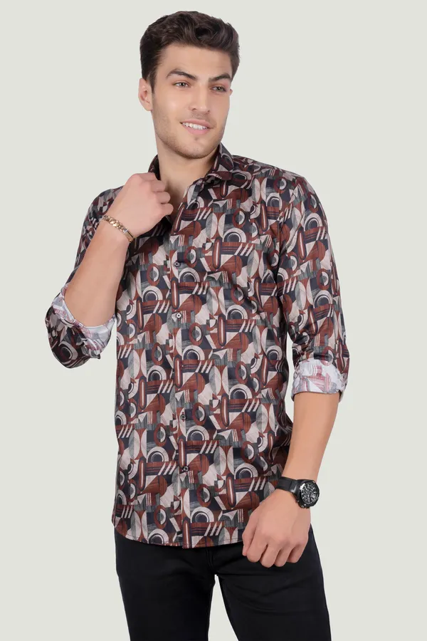 Nino_Brown_Abstract_Print_Full_Sleeves