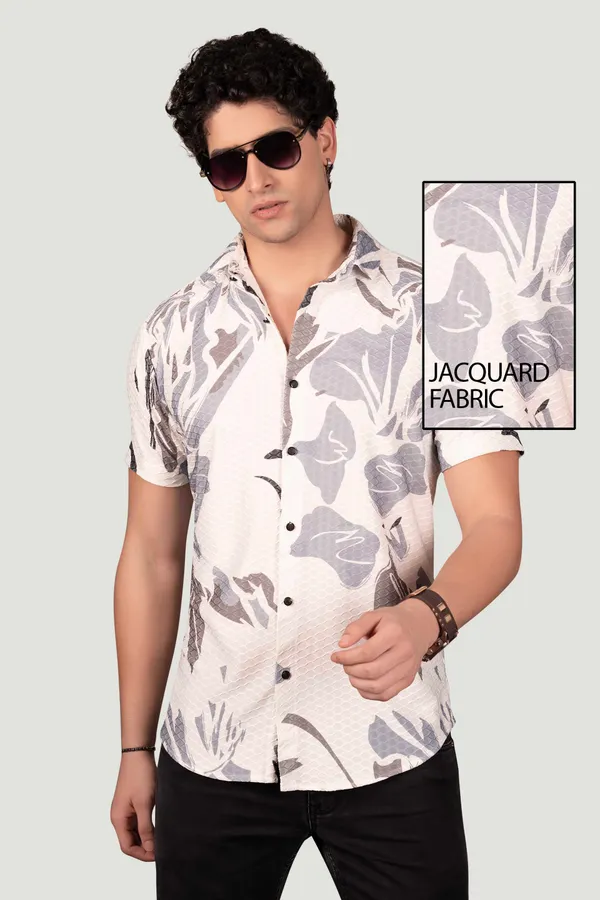 Adam_Grey_Jacquard_Print_Full_Sleeves_Shirt
