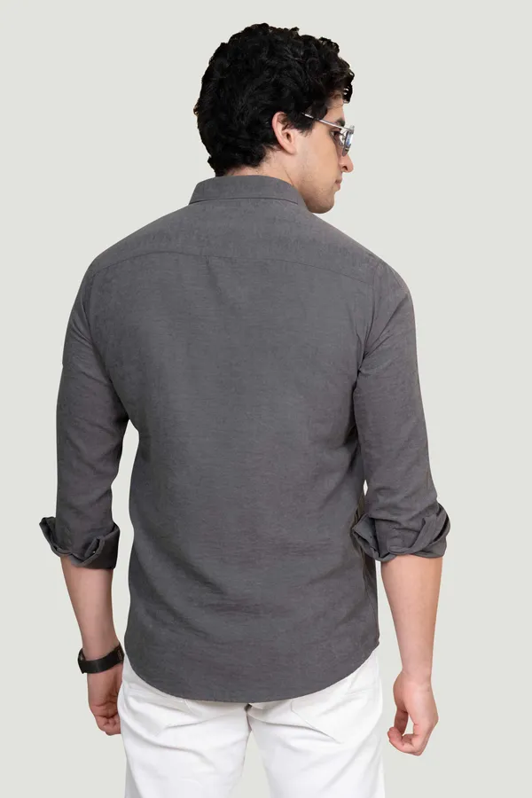 Double_Pocket_Lucas_Grey_Solid_Full_Sleeves_Shirt_for__Men