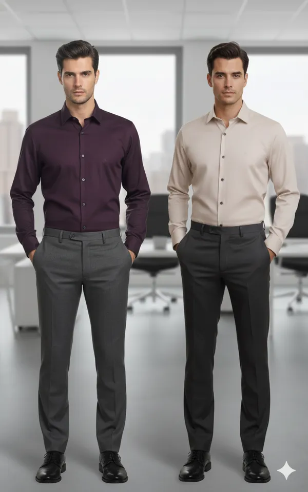 Pack_of_2_Maroon_&_Cream_Cotton_Formal_Shirt