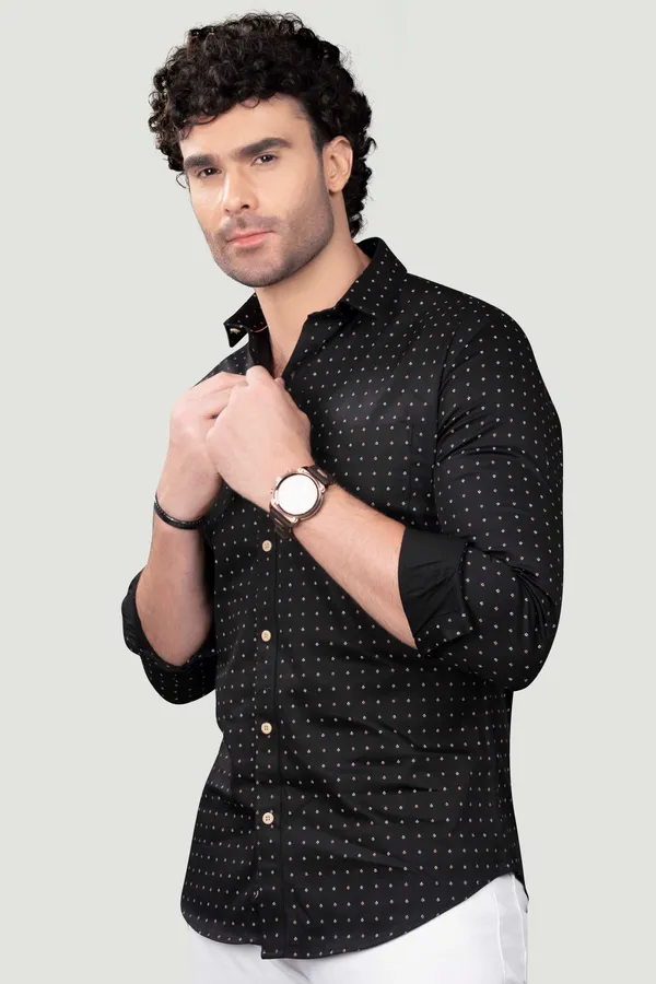 Jackson_Black_Cotton_Print_Full_Sleeves_Shirt