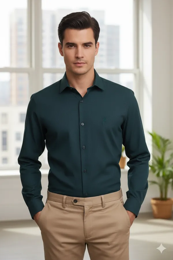 Pack_of_3_White,_Maroon,_Olive_Cotton_Formal_Shirt