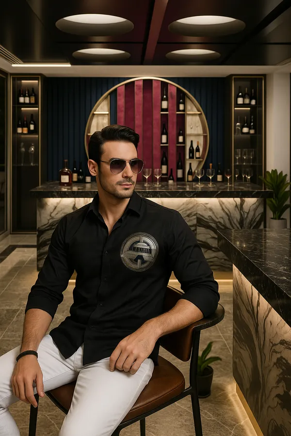 Tudor_Black_Cotton_Designer_Shirt