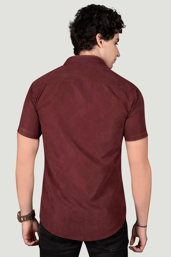 Zachary_Maroon_Textured_Solid_Full_Sleeves_Shirt