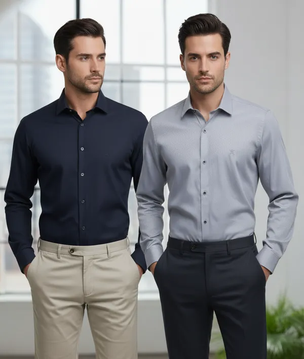 Pack_of_2_Navy_&_Grey_Cotton_Formal_Shirt