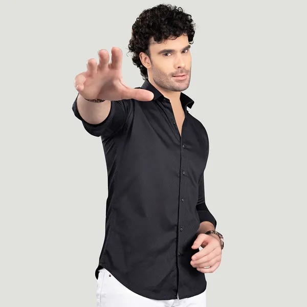 Gavriil_Black_Cotton_Print_Full_Sleeves_Shirt