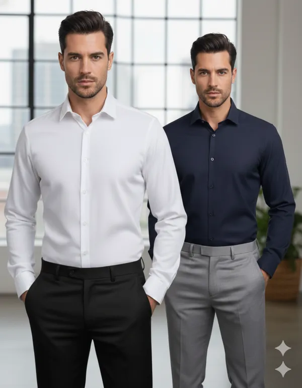 Pack_of_2_White_&_Navy_Cotton_Formal_Shirt