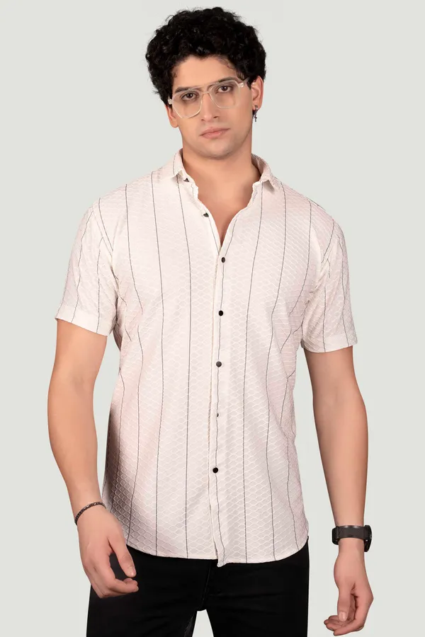 Felix_White_Jacquard_Stripes_Full_Sleeves_Shirt