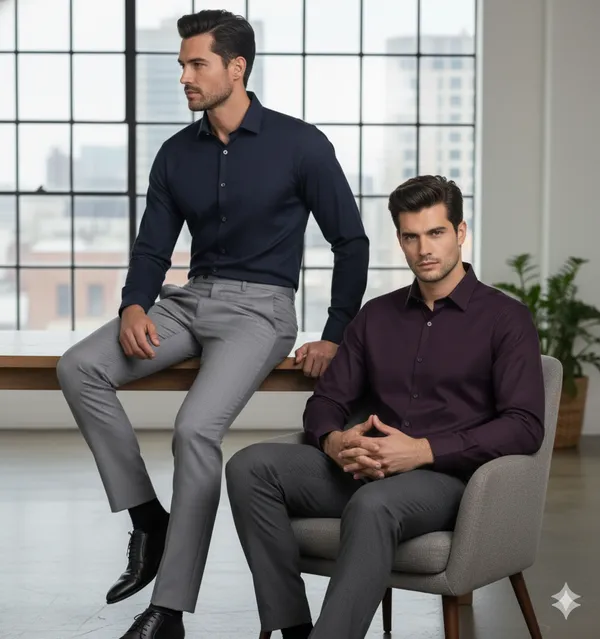 Pack_of_2_Navy_&_Maroon_Cotton_Formal_Shirt