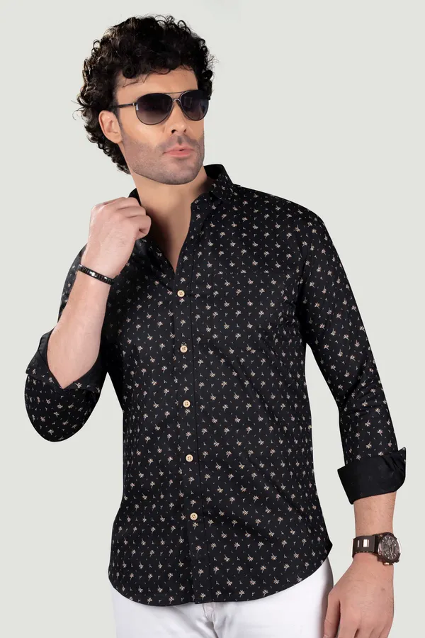 David_Black_Floral_Cotton_Print_Full_Sleeves_Shirt
