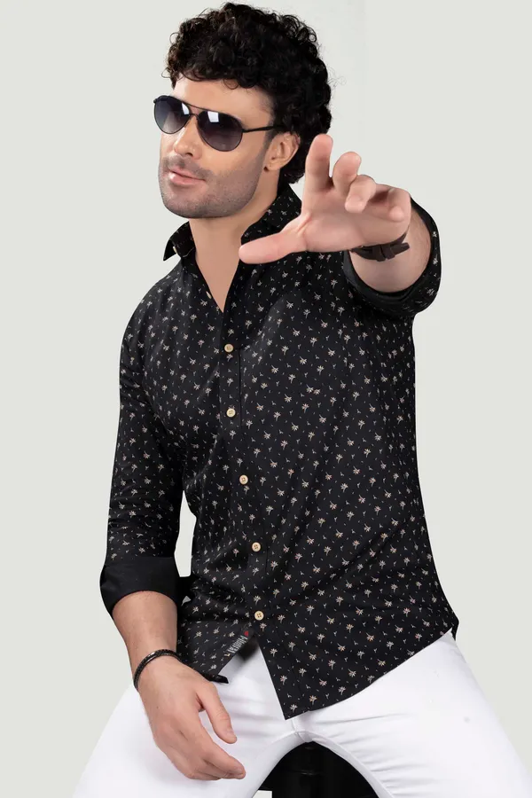 David_Black_Floral_Cotton_Print_Full_Sleeves_Shirt