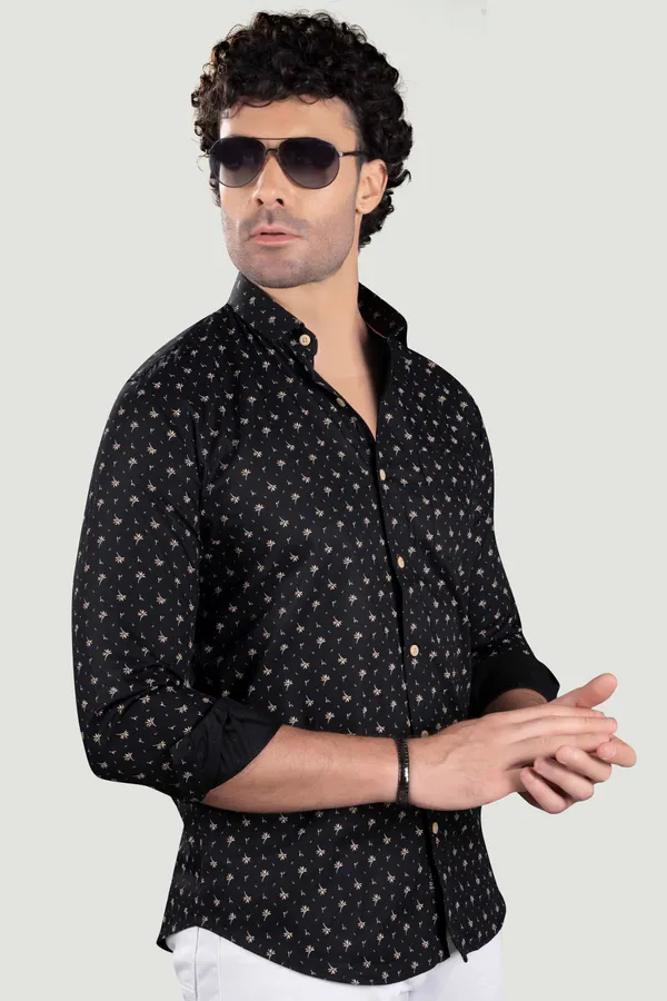 David_Black_Floral_Cotton_Print_Full_Sleeves_Shirt