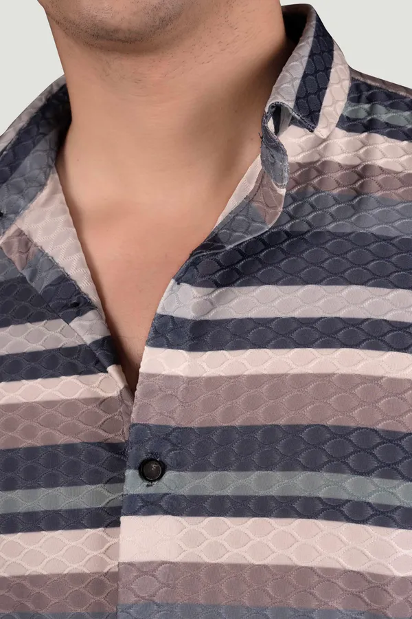Victor_Multi_Jacquard_Stripes_Full_Sleeves_Shirt