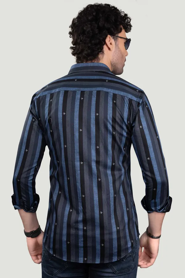 Chesan_Grey_Cotton_Stripes_Full_Sleeves_Shirt