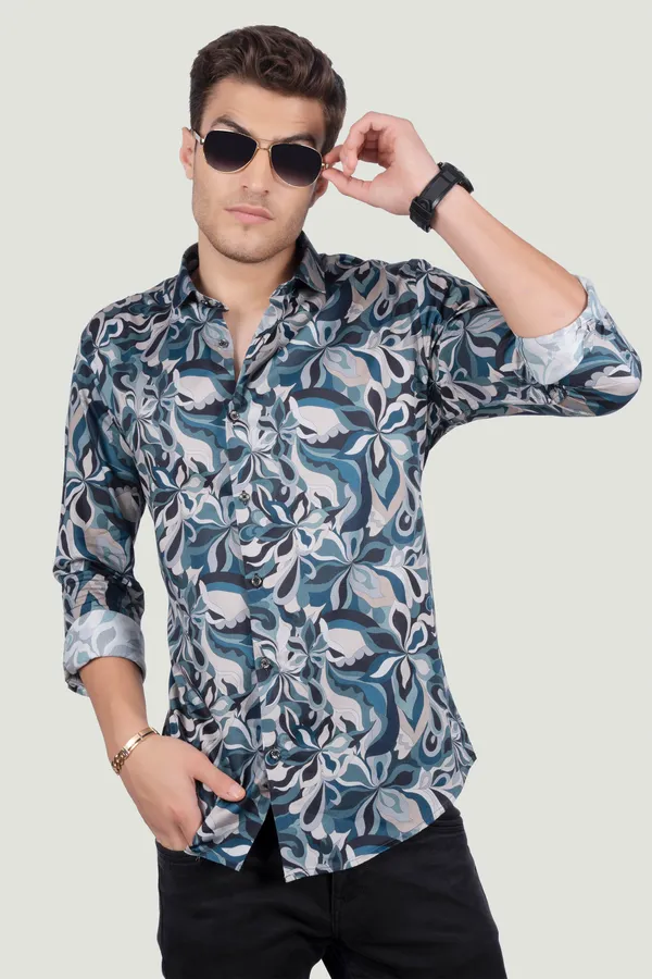 Leone_Turquoise_Digital_Print_Full_Sleeves