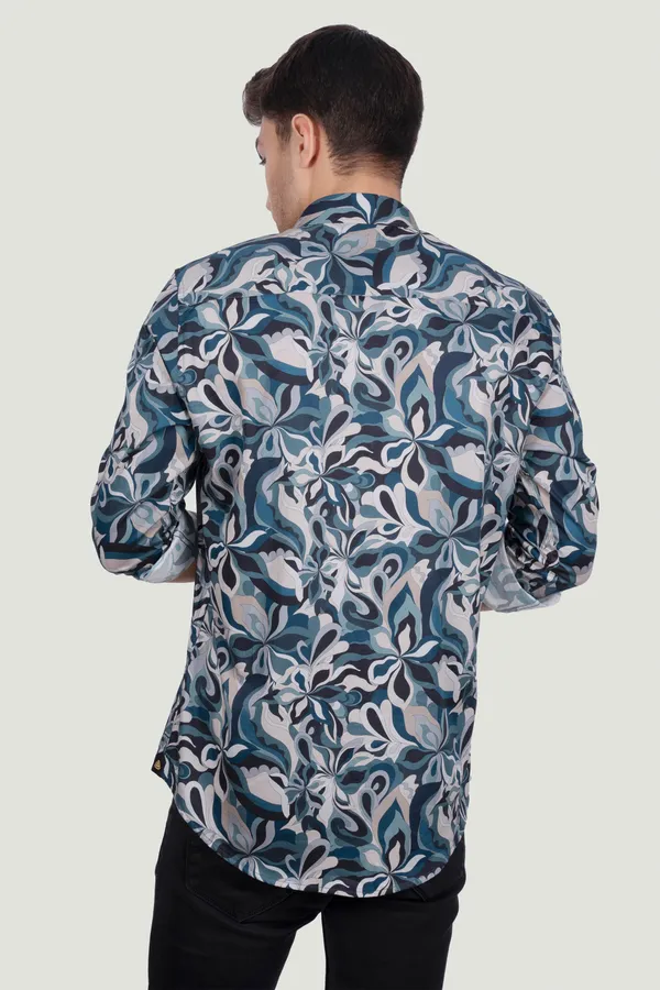 Leone_Turquoise_Digital_Print_Full_Sleeves