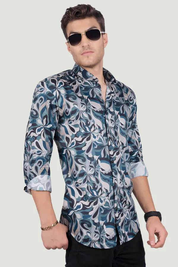 Leone_Turquoise_Digital_Print_Full_Sleeves