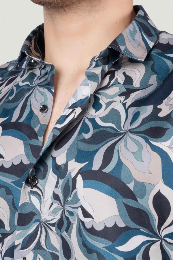 Leone_Turquoise_Digital_Print_Full_Sleeves