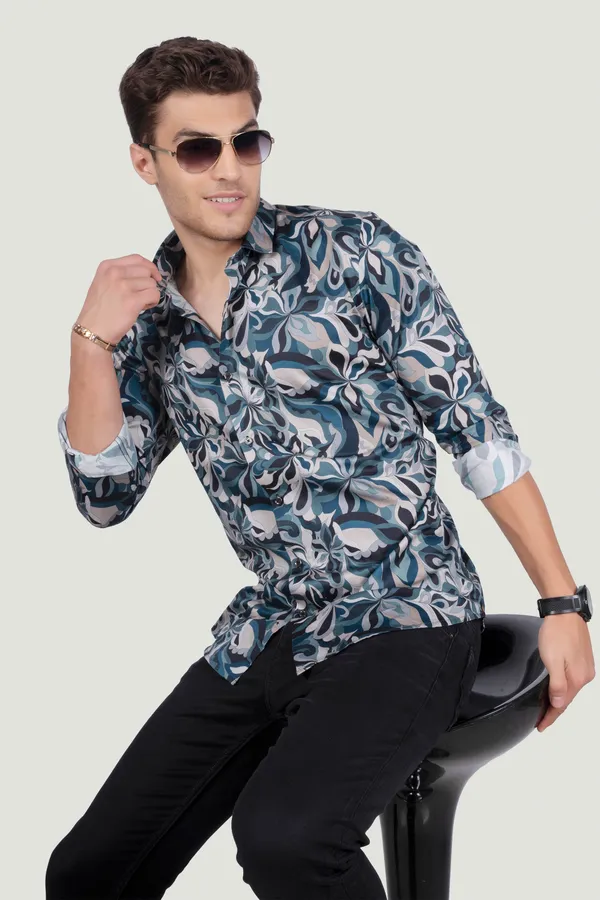 Leone_Turquoise_Digital_Print_Full_Sleeves
