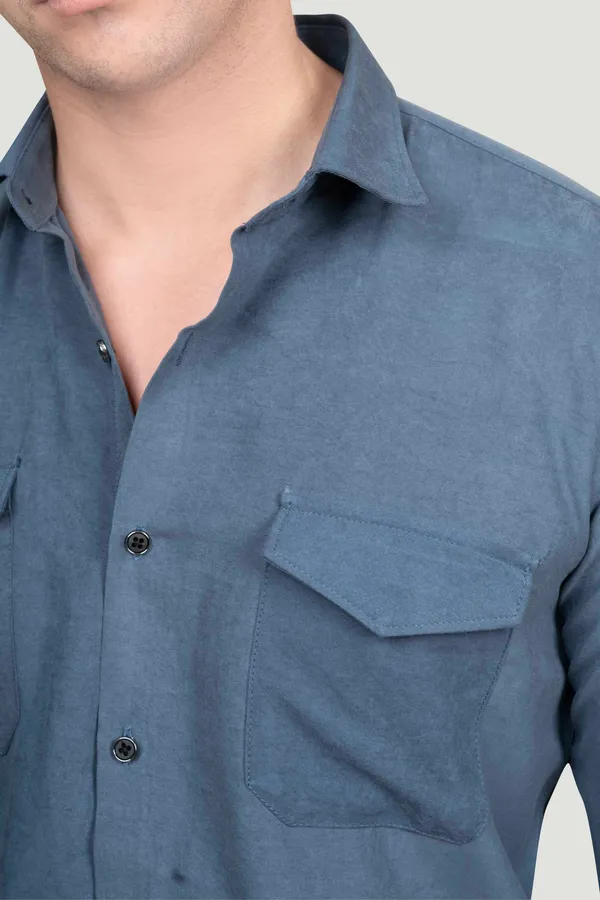 Double_Pocket_David_Blue_Solid_Full_Sleeves_Shirt_for__Men