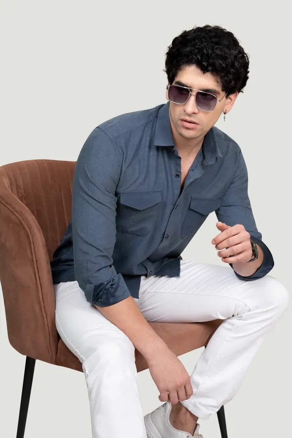 Double_Pocket_David_Blue_Solid_Full_Sleeves_Shirt_for__Men