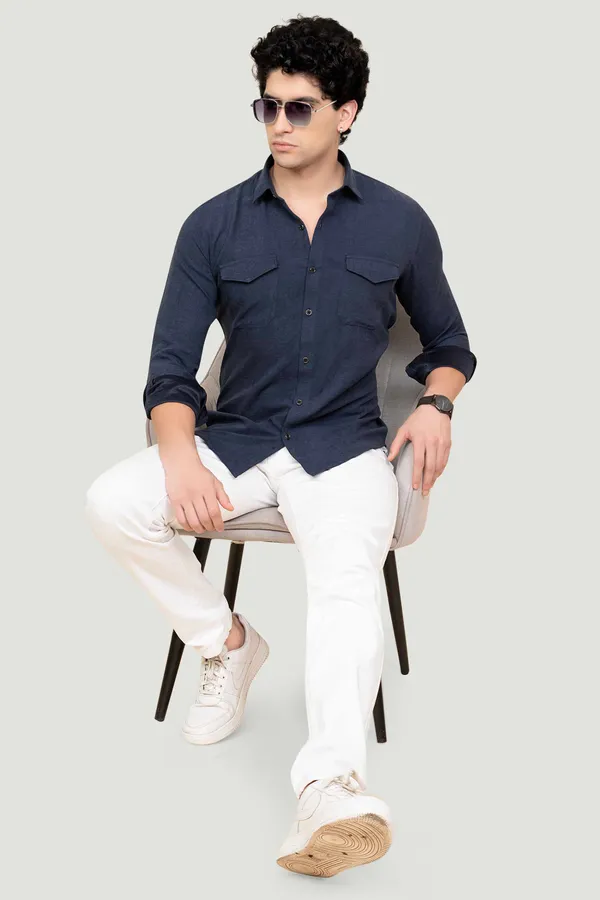 Double_Pocket_Noah_Blue_Solid_Full_Sleeves_Shirt_for__Men