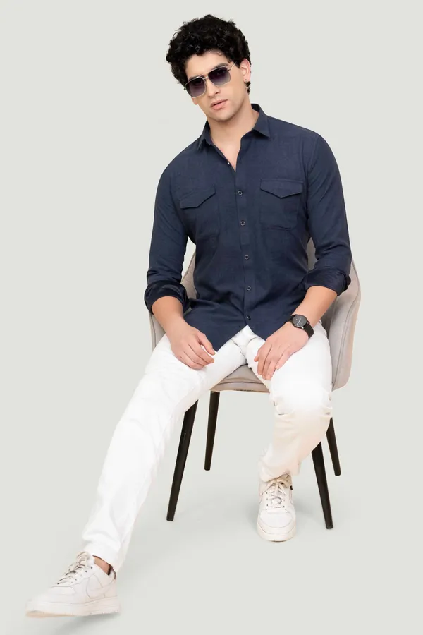 Double_Pocket_Noah_Blue_Solid_Full_Sleeves_Shirt_for__Men