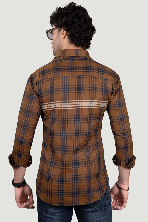 Albert_Brown_Cotton_Checks_Full_Sleeves_Shirt