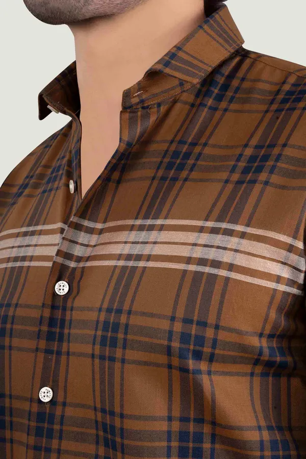 Albert_Brown_Cotton_Checks_Full_Sleeves_Shirt