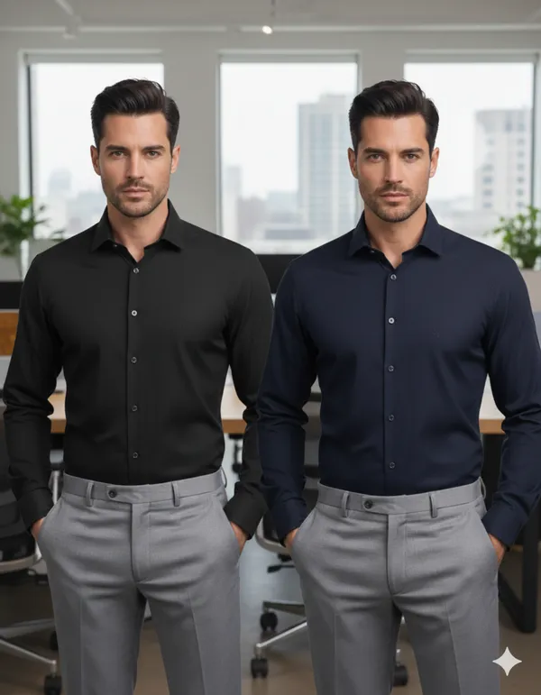 Pack_of_2_Black_&_Navy_Cotton_Formal_Shirt