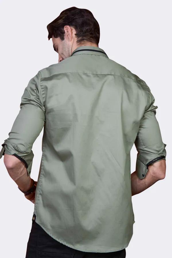 Forest_Olive_Green_Trim_Designer_Shirt