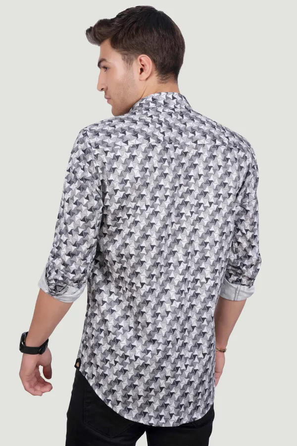 Silvano_White_Abstract_Print_Full_Sleeves