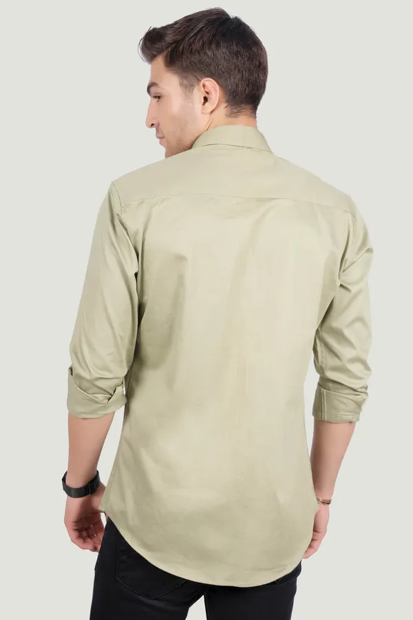 Oscar_Light_Green_Solid_Full_Sleeves_Shirt