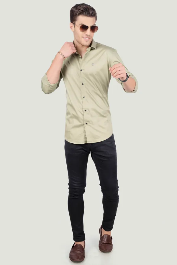 Oscar_Light_Green_Solid_Full_Sleeves_Shirt