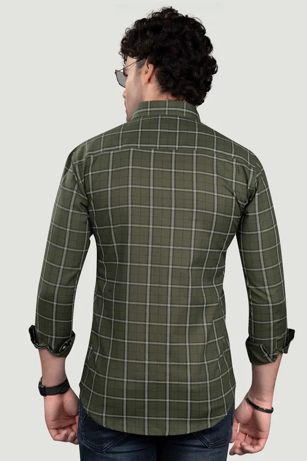 Elijah_Green_Cotton_Checks_Full_Sleeves_Shirt