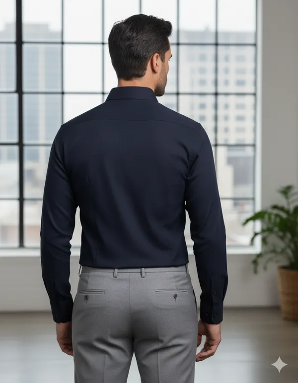 Platon_Navy_Cotton_Formal_Shirt