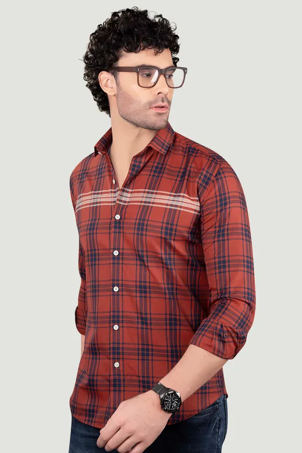Samuel_Red_Cotton_Checks_Full_Sleeves_Shirt