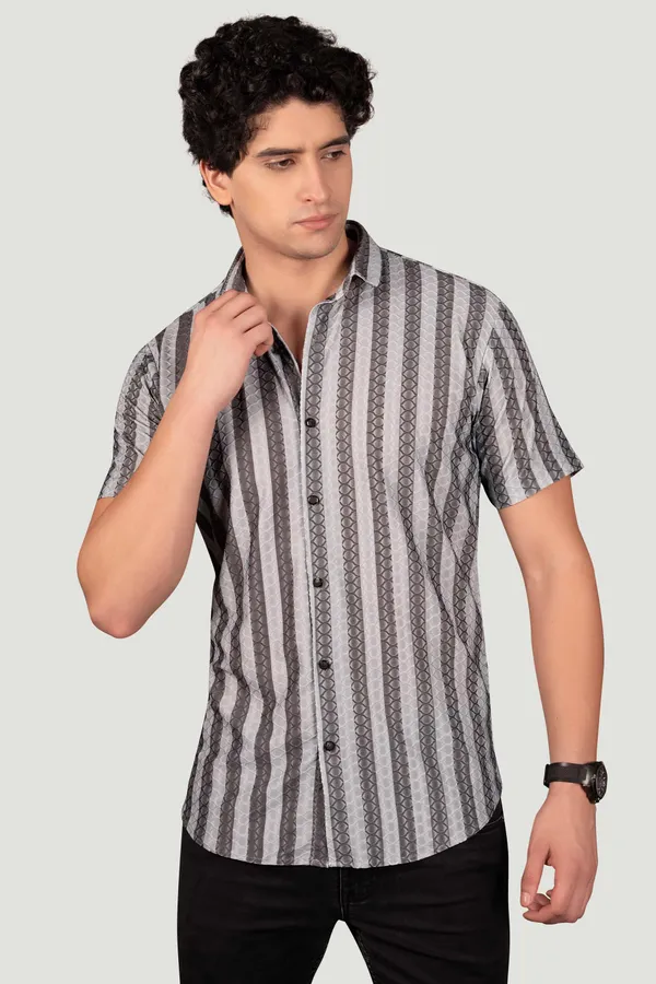 Dominic_Grey_Jacquard_Stripes_Full_Sleeves_Shirt