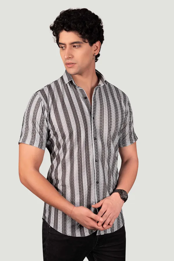 Dominic_Grey_Jacquard_Stripes_Full_Sleeves_Shirt