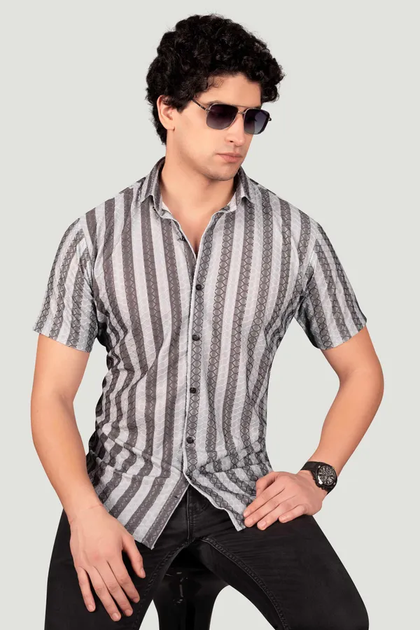 Dominic_Grey_Jacquard_Stripes_Full_Sleeves_Shirt