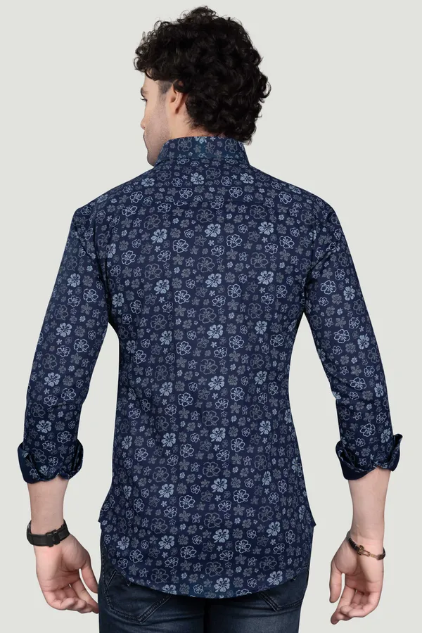 Platon_Navy_Blue_Floral_Cotton_Print_Full_Sleeves_Shirt