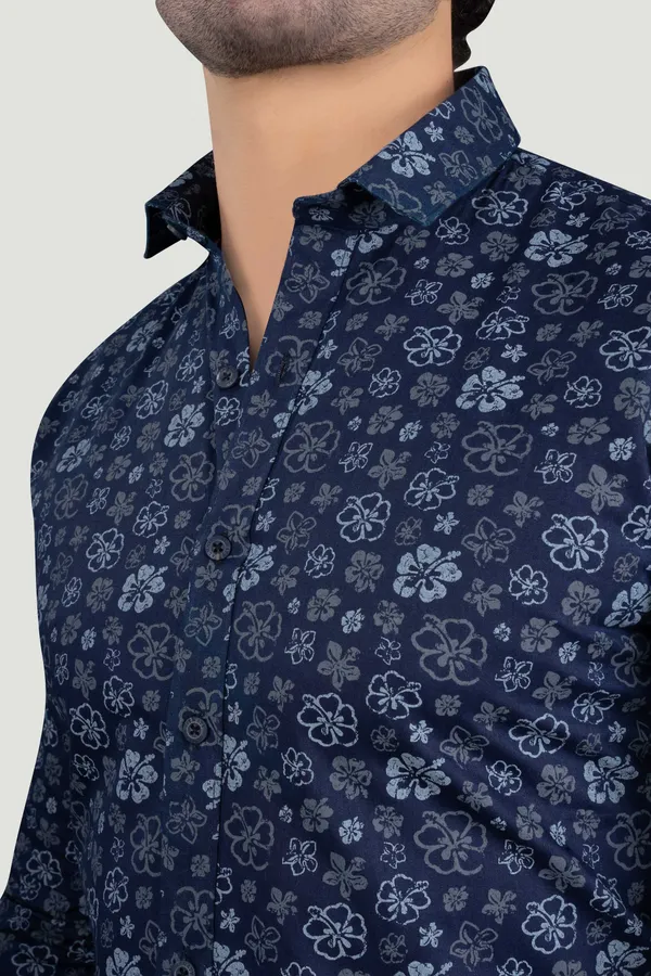 Platon_Navy_Blue_Floral_Cotton_Print_Full_Sleeves_Shirt