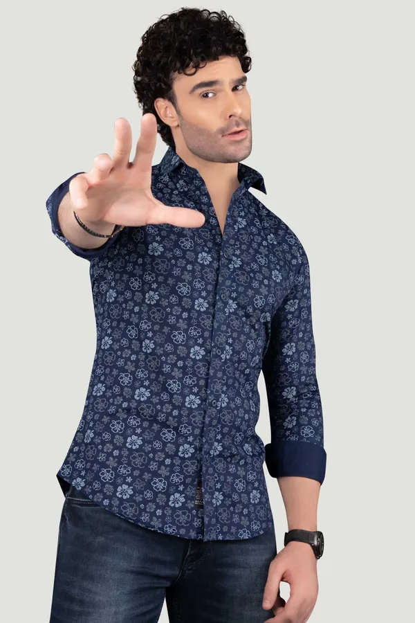 Platon_Navy_Blue_Floral_Cotton_Print_Full_Sleeves_Shirt