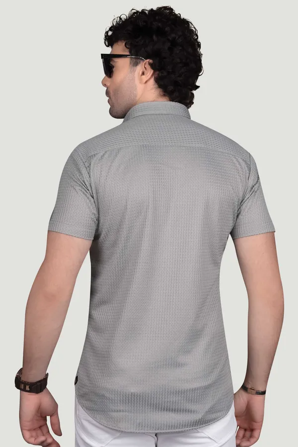 Denver_Grey_Lycra_Knitted_Full_Sleeves_Shirt