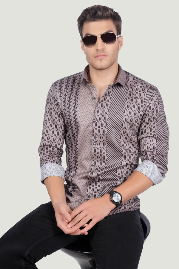 Ottavio_Brown_Stripes_Full_Sleeves_Shirt
